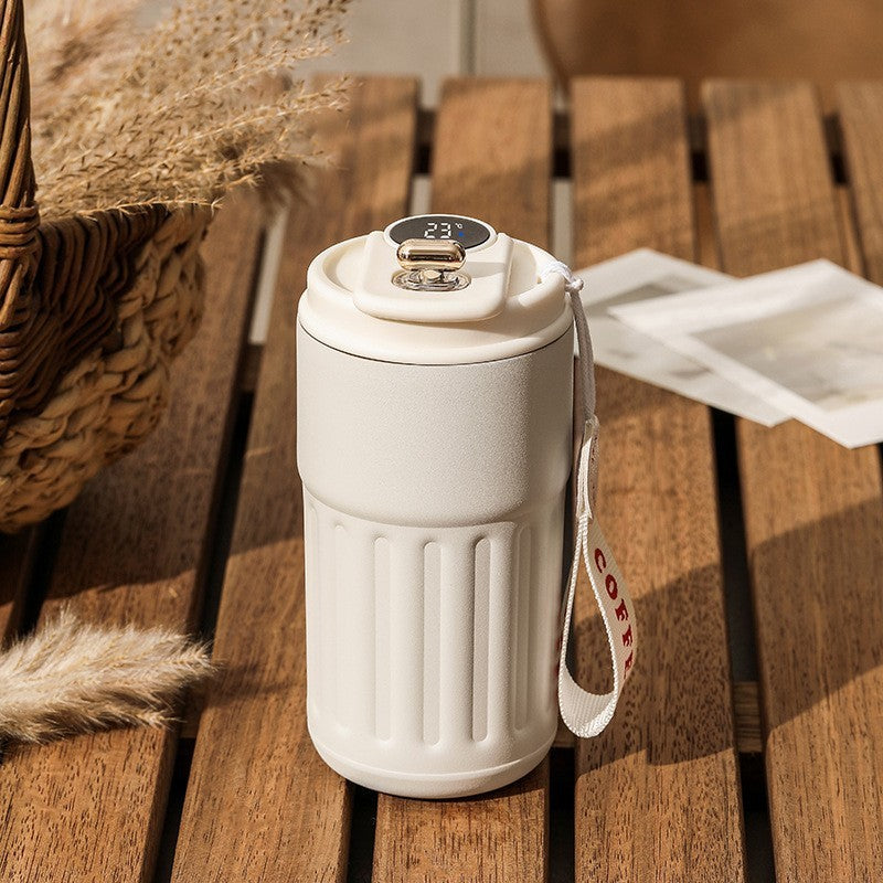 SmartTemp™ LED Thermal Bottle | 450ml Stainless Steel Insulated Flask with Temperature Display