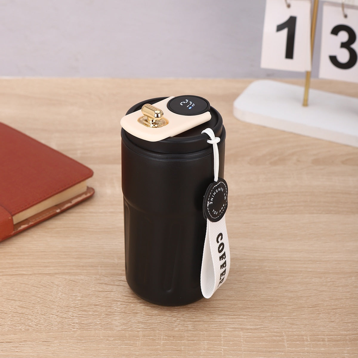 SmartTemp™ LED Thermal Bottle | 450ml Stainless Steel Insulated Flask with Temperature Display