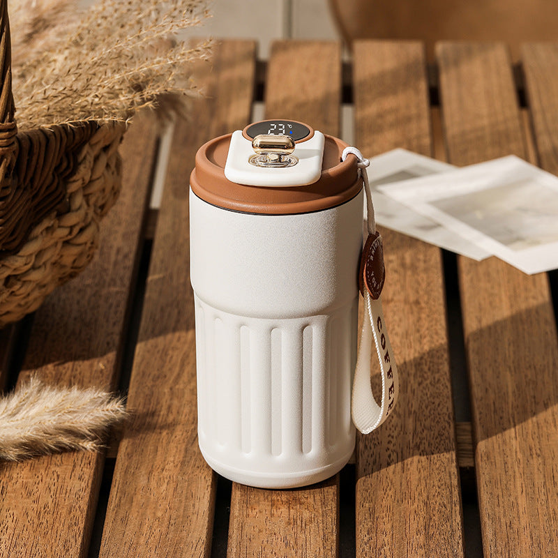 SmartTemp™ LED Thermal Bottle | 450ml Stainless Steel Insulated Flask with Temperature Display