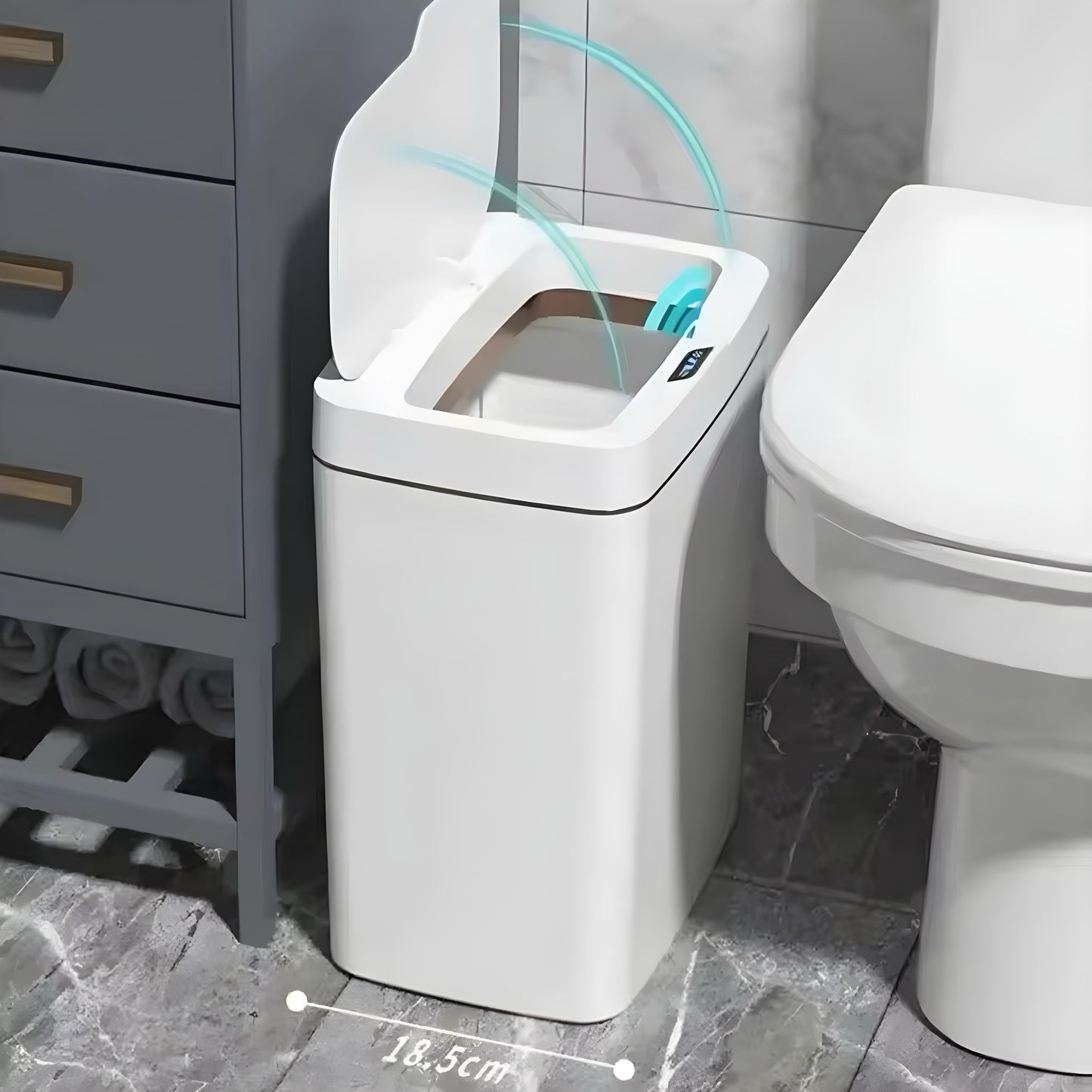 Smart Trash Bin with Automatic Lid