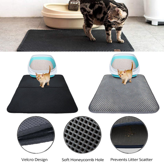 PurrClean™ - The Ultimate Cat Litter Mat for a Spotless Home!